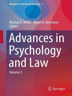 cover image of Advances in Psychology and Law
